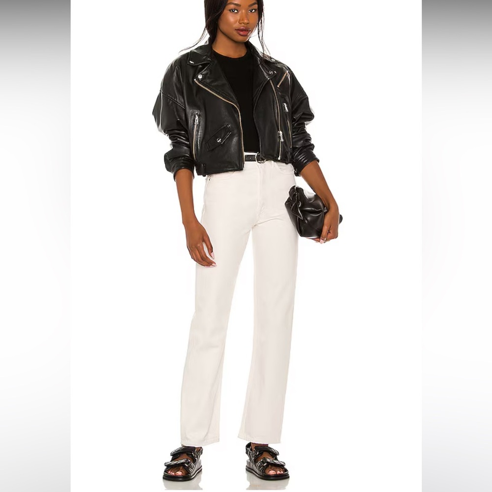 Agolde Women's Cream High-Rise 90s’s Jean